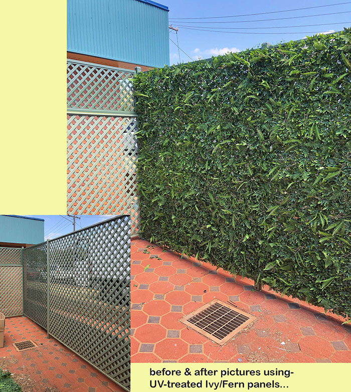 Wall-Panels Ivy/Fern UV panel x4 [approx 1m2]