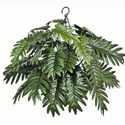 Hanging Baskets- Xanadus (medium] - artificial plants, flowers & trees - image 2