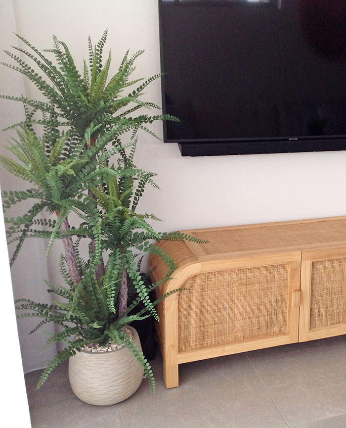 Button Palm 1.5m x 4 heads