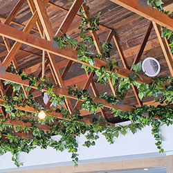Trailing Vines - 1.8m Philo Garland [philodendron] - artificial plants, flowers & trees - image 5
