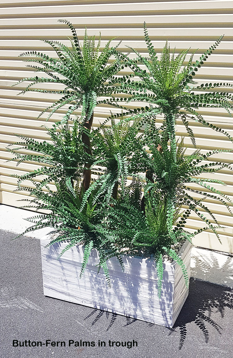 Button Palm 1.5m x 4 heads