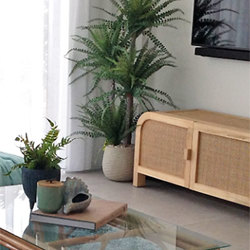 Button Palm 1.5m x 4 heads - artificial plants, flowers & trees - image 1
