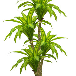Happy Plant 1.5m double - artificial plants, flowers & trees - image 4