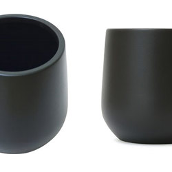 Planters- Duffle Pot small - black  - artificial plants, flowers & trees - image 6