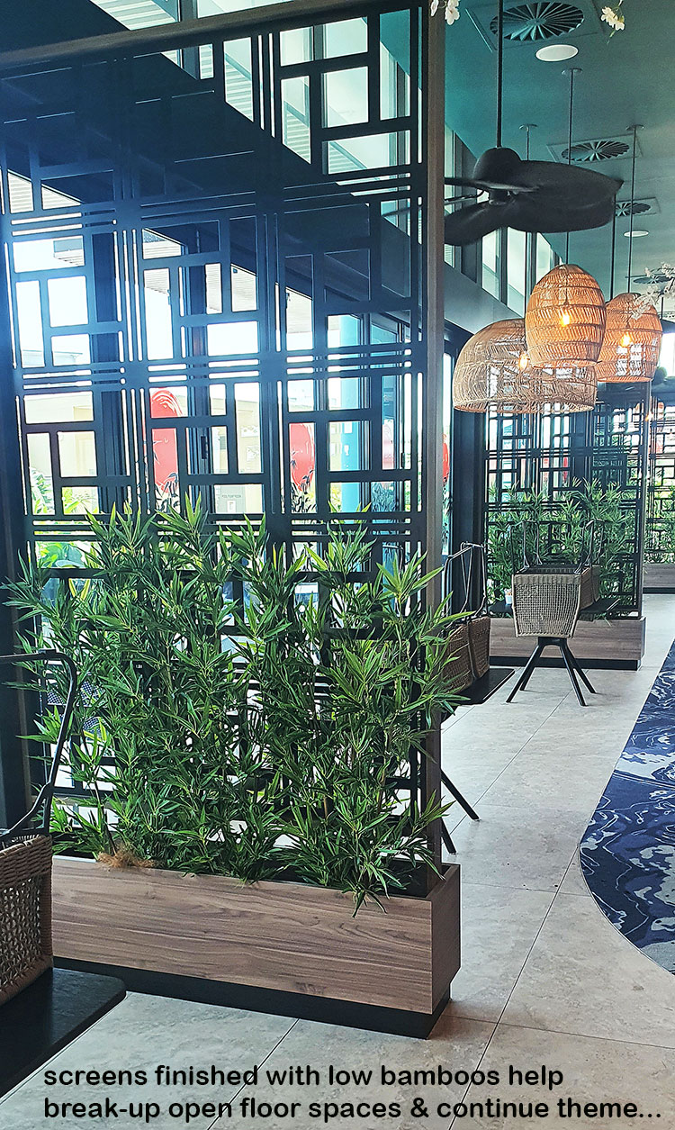 Greenery enhances Restaurant theme... image 4