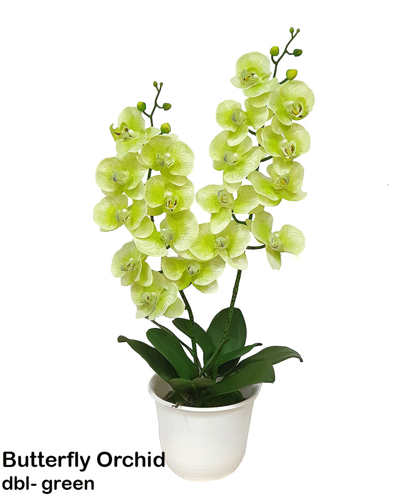 Artificial Butterfly Orchid Bowls- purple