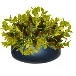 Small Bush- Croton - artificial plants, flowers & trees - image 1