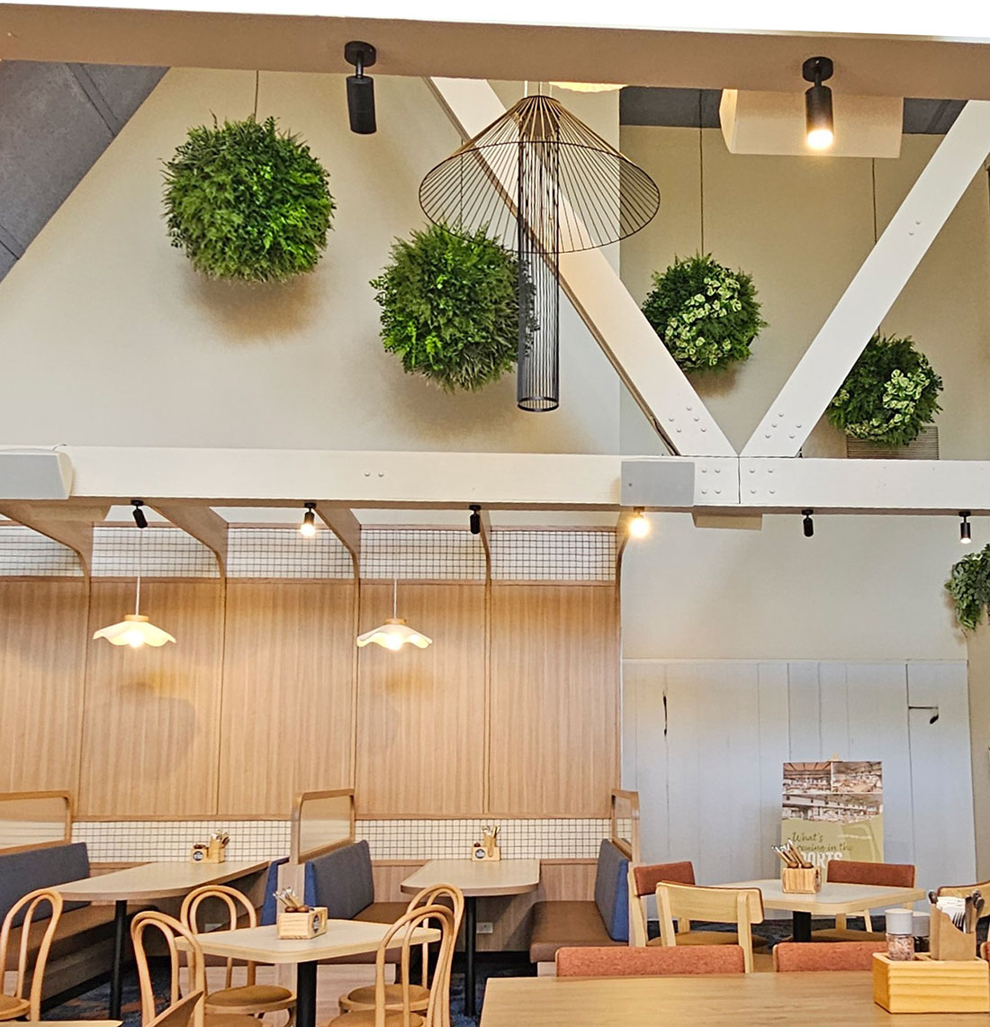 Large hanging Greenery Spheres  