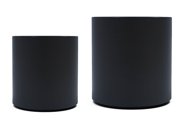 Planters- Cylinder Pot med -black