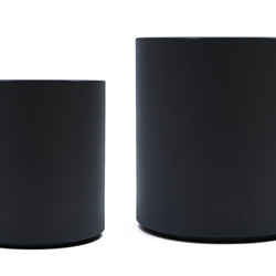 Planters- Cylinder Pot med -black - artificial plants, flowers & trees - image 6