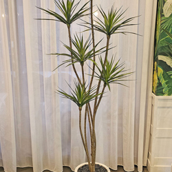 Planters- Cylinder Pot med -white - artificial plants, flowers & trees - image 5