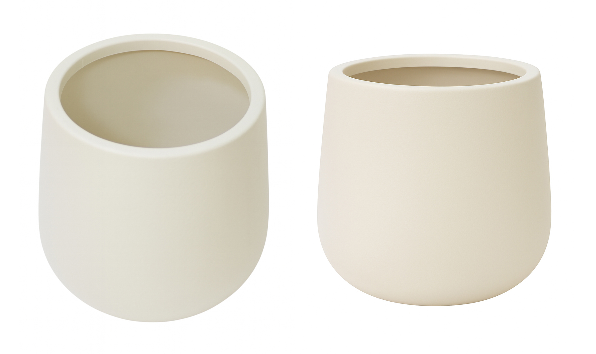 Planters- Duffle Pot med - off-white