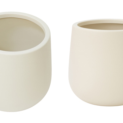 Planters- Duffle Pot med - off-white - artificial plants, flowers & trees - image 6