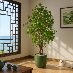 Gingko Tree 1.7m - artificial plants, flowers & trees - image 3