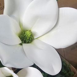 Magnolia deluxe - flowering 1.7m wh-pk - artificial plants, flowers & trees - image 3