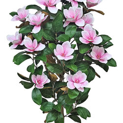 Magnolia deluxe - flowering 1.7m wh-pk - artificial plants, flowers & trees - image 4