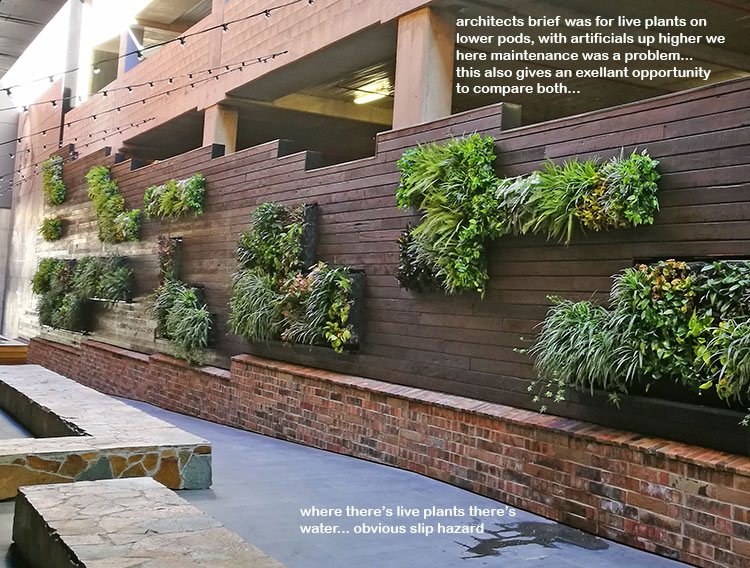 Artificial Green Walls in Shopping Mall image 9